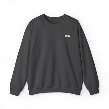Embroidered 988 Crewneck