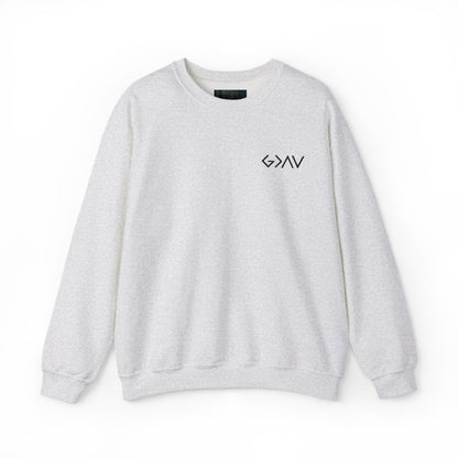 Embroidered God Is Greater Crewneck