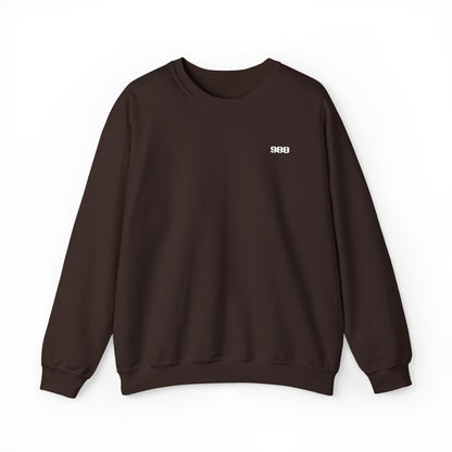 Embroidered 988 Crewneck