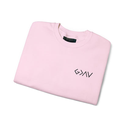 Embroidered God Is Greater Crewneck