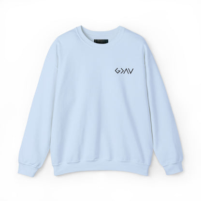 Embroidered God Is Greater Crewneck
