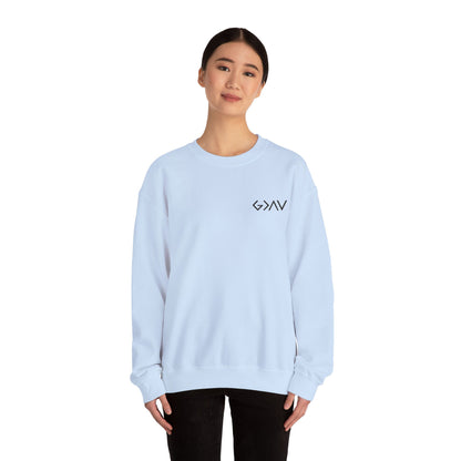 Embroidered God Is Greater Crewneck