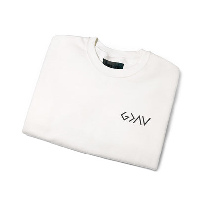 Embroidered God Is Greater Crewneck