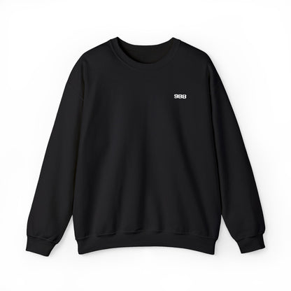 Embroidered 988 Crewneck