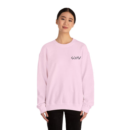 Embroidered God Is Greater Crewneck