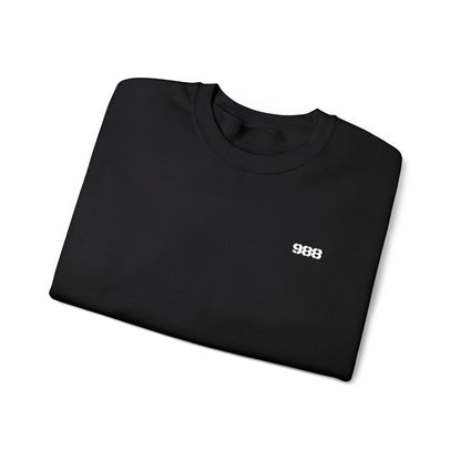 Embroidered 988 Crewneck