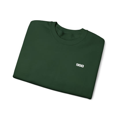 Embroidered 988 Crewneck