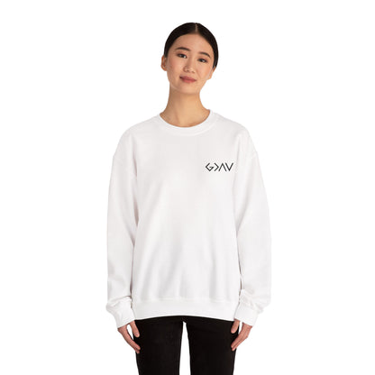 Embroidered God Is Greater Crewneck
