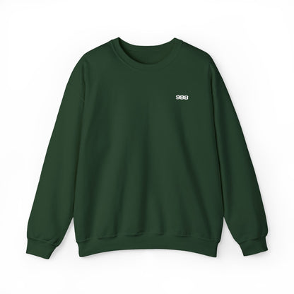 Embroidered 988 Crewneck