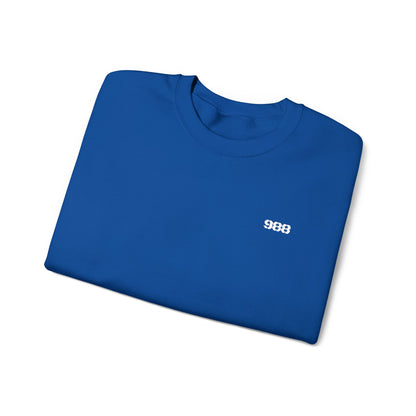Embroidered 988 Crewneck