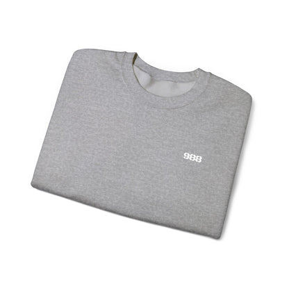 Embroidered 988 Crewneck