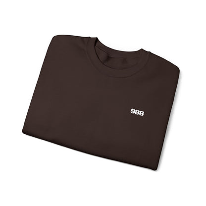 Embroidered 988 Crewneck